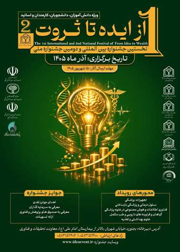 آغاز به کار اولین جشنواره بین‌المللی و دومین جشنواره ملی ایده تا ثروت